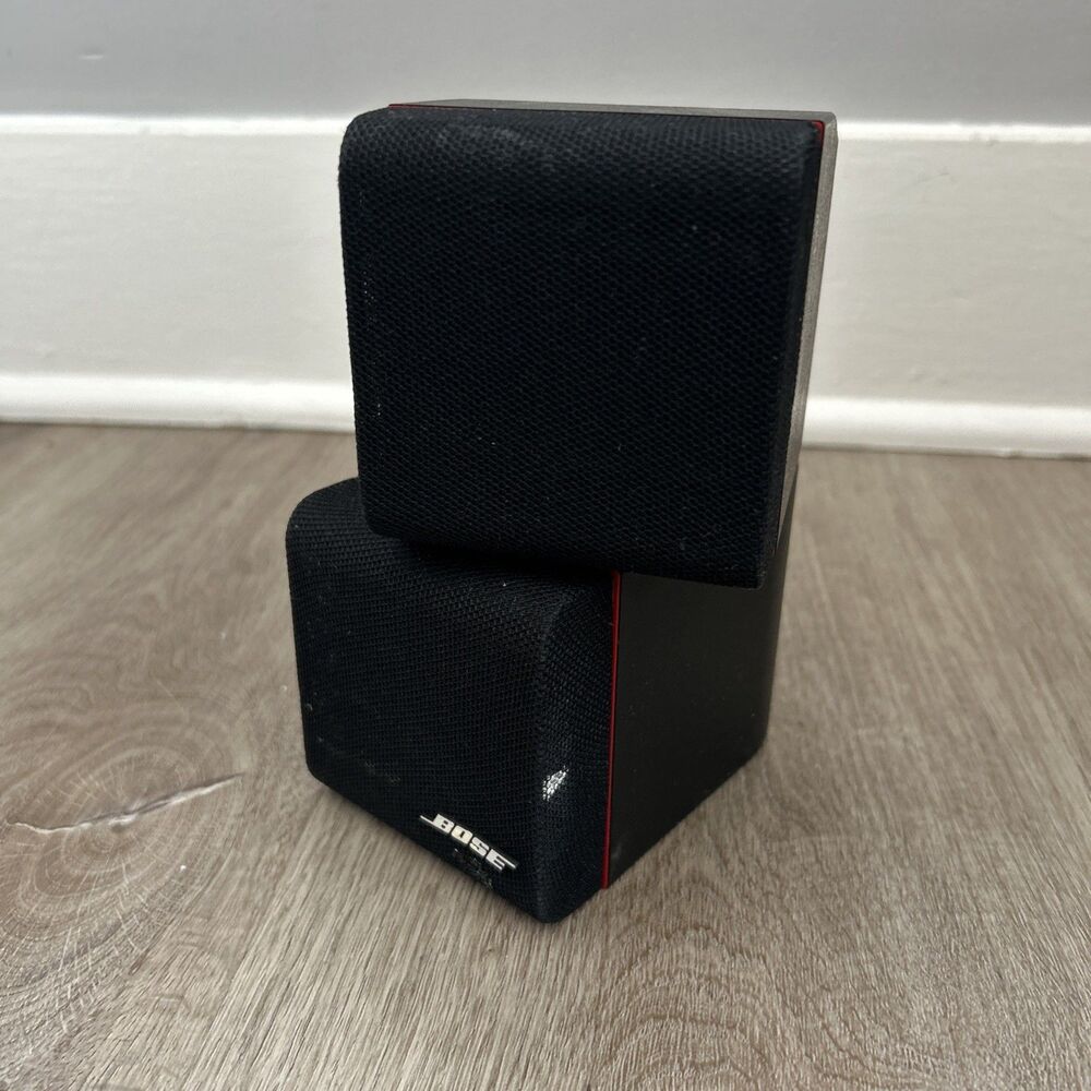 Bose Redline Double Cube Home Satellite Speakers Lifestyle Acoustimass READ